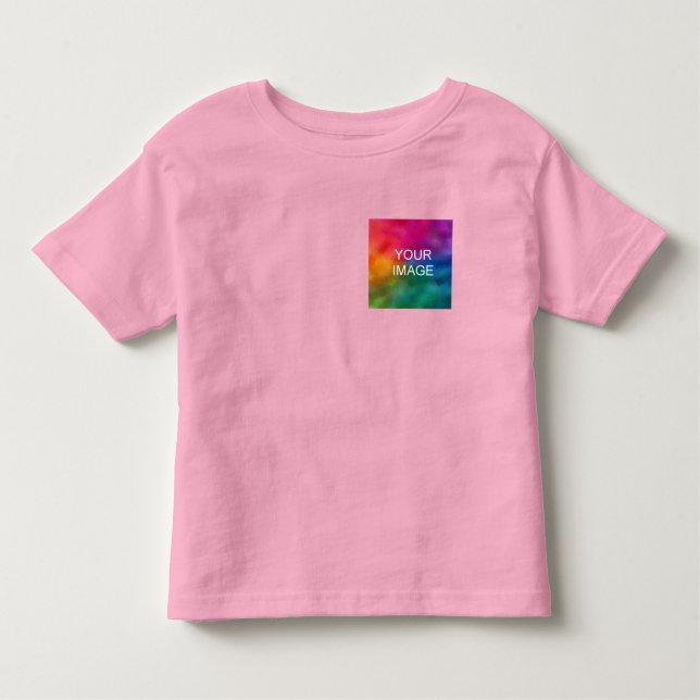 Camiseta Infantil Personalizar imagem de adição de Modelo de dois la (Frente)