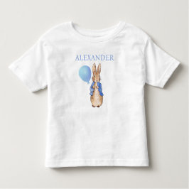 Camiseta Infantil Personalizar o Nome da Criança Peter o Rabbit