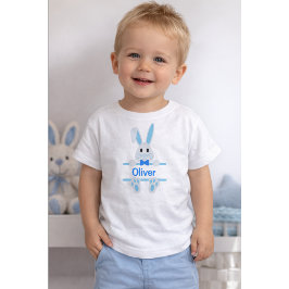 Camiseta Infantil Personalized Easter Bunny T-Shirt – Custom Name
