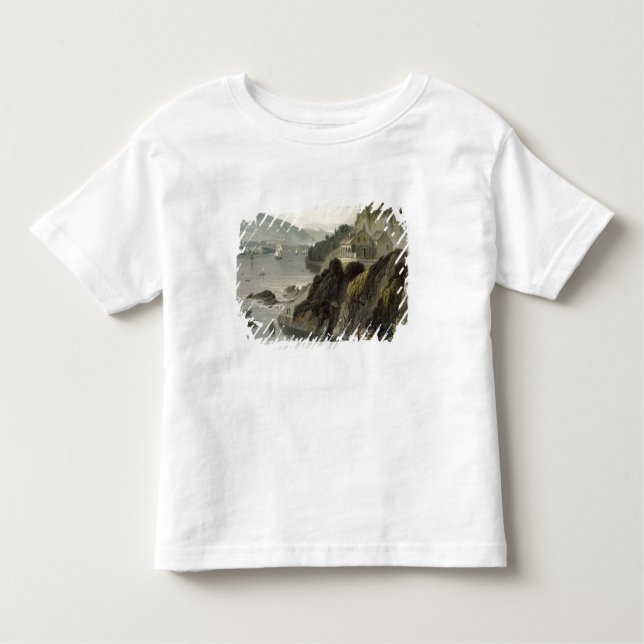 Camiseta Infantil Perto de Kingswear, no dardo, Devon, do volume VI (Frente)