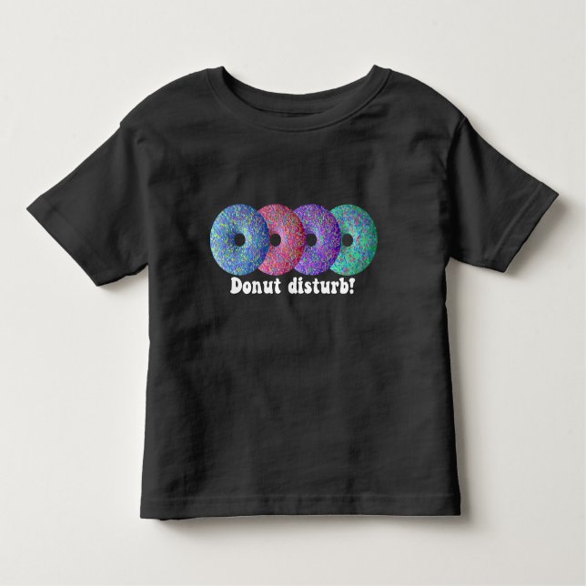 Camiseta Infantil Perturbação da rosquinha (Frente)