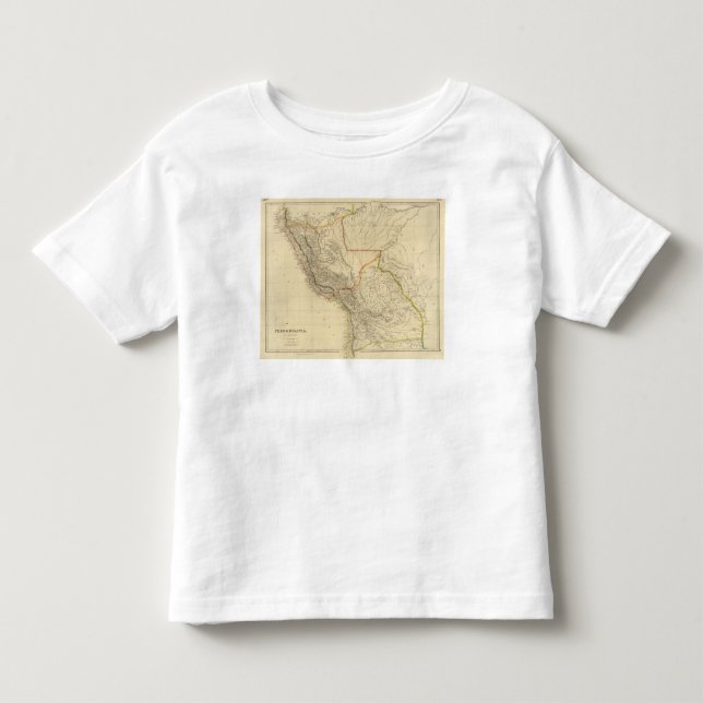 Camiseta Infantil Peru, Bolívia (Frente)