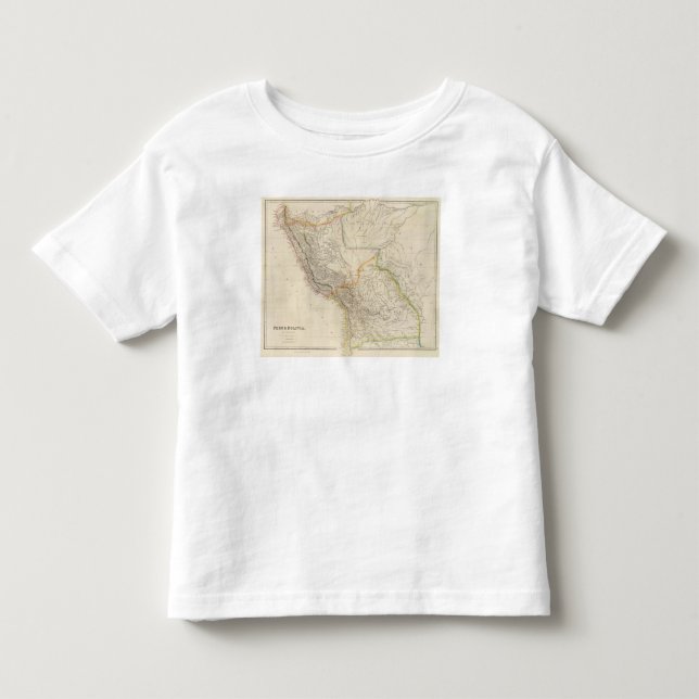 Camiseta Infantil Peru e Bolívia (Frente)