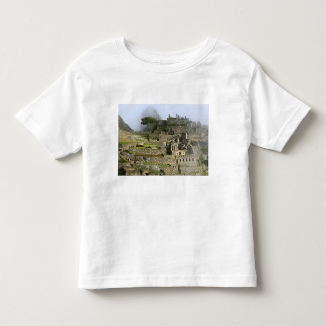 Camiseta Infantil Peru, Machu Picchu. A antiga cidade de (Frente)