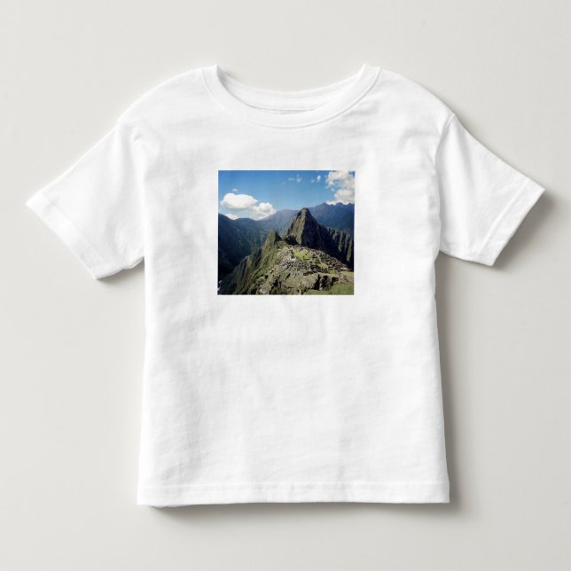 Camiseta Infantil Peru, Machu Picchu, a antiga cidade perdida do Inc (Frente)