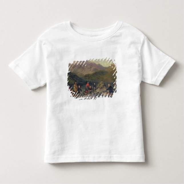 Camiseta Infantil Pesca T7833 em Haweswater (Frente)