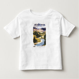 Camiseta Infantil Pescador no vale de Eden