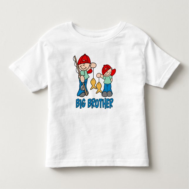 Camiseta Infantil Pescarias Amigos Grande Irmão (Frente)