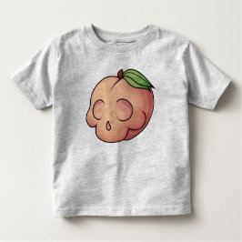 Camiseta Infantil Pêssego Crânio Mortal