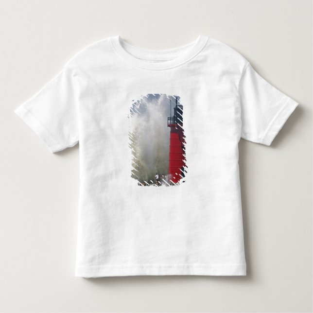 Camiseta Infantil Pessoas sobre o relógio de molas grandes quebrando (Frente)