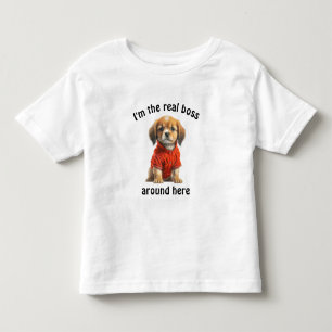 Camiseta Infantil Pet Photo Boss Dog Personalizado