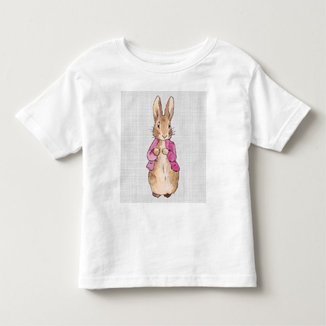 Camiseta Infantil Peter, a Jaqueta cor-de-rosa, Linen (Frente)