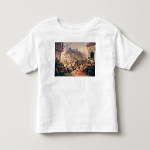 Camiseta Infantil Peter o excelente conquista Narva em 1704, 1859