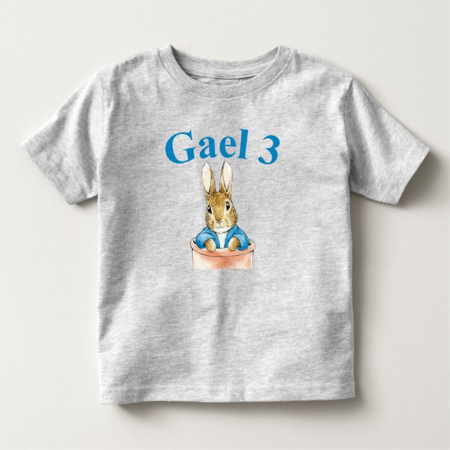Camiseta Infantil Peter Rabbit em um Pote Gael 3 (Frente)