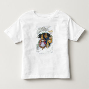 Camiseta Infantil Peter Rabbit (guarda-chuva)