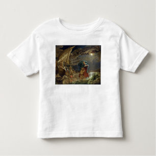 Camiseta Infantil Peter Walks em Água, 1806