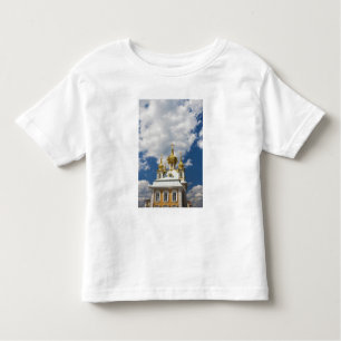 Camiseta Infantil Peterhof, Grande Palácio, ala de capela