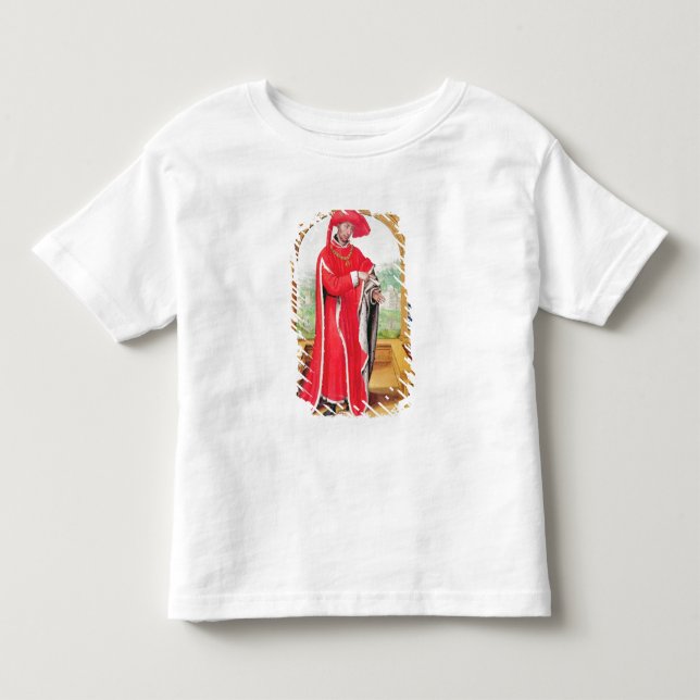 Camiseta Infantil Philip o bom duque de Borgonha (Frente)