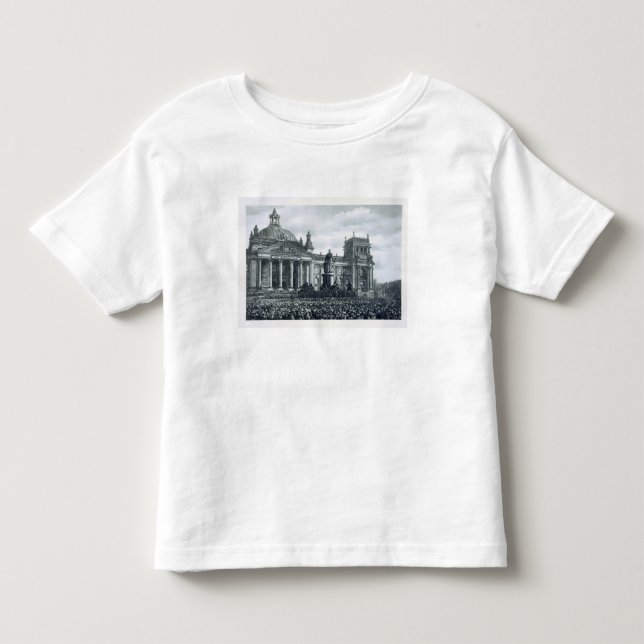 Camiseta Infantil Philipp Scheidemann (1865-1939) dá um endereço f (Frente)
