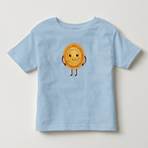 Camiseta Infantil Pi, Cartoon Pie