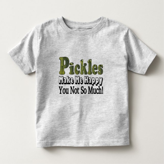 Camiseta Infantil Picles me fazem feliz (Frente)