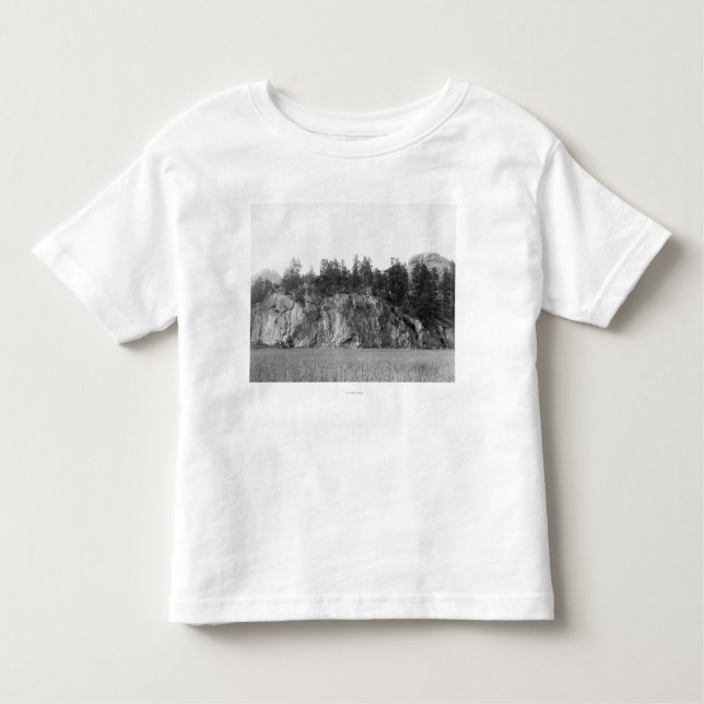 Camiseta Infantil Pico da calamidade na fotografia de Black Hills (Frente)