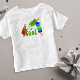 Camiseta Infantil Picolé de Aniversário de 2 Anos de Dois Meninos Le