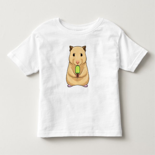 Camiseta Infantil Picolé de Hamster (Frente)