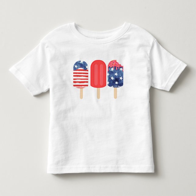 Camiseta Infantil Picolé Patriótico (Frente)