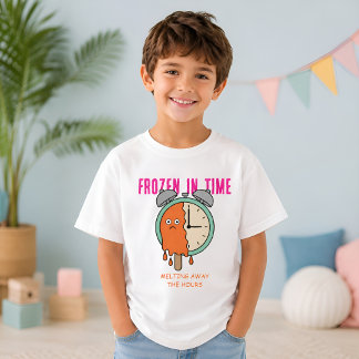 Camiseta infantil Picolé Retro Congelado no Tempo