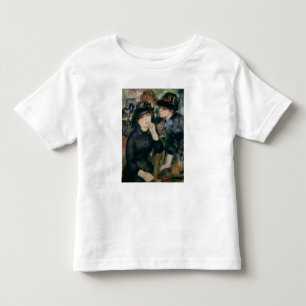 Camiseta Infantil Pierre A Renoir Meninas a preto