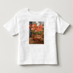 Camiseta Infantil Pierre gerânio de Renoir um em uma bacia de
