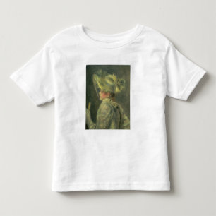 Camiseta Infantil Pierre um Renoir o chapéu branco