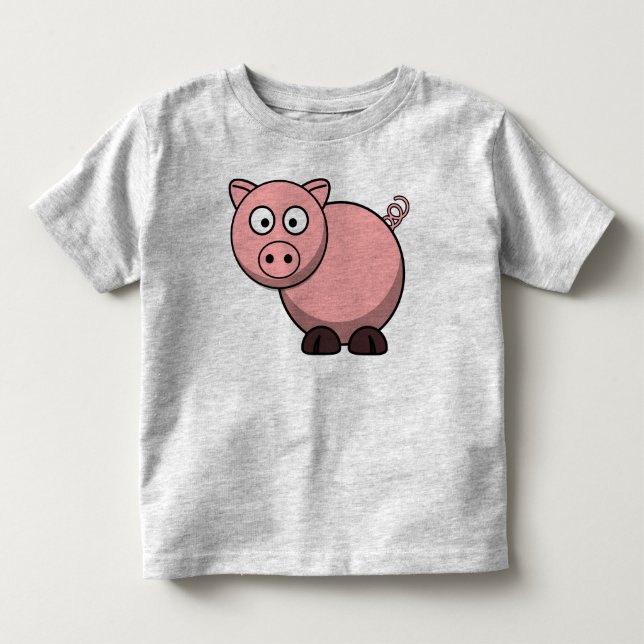 Camiseta Infantil Pigmento rosa (Frente)