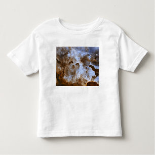Camiseta Infantil Pilares de Criação de Estrelas da Carina Nebula