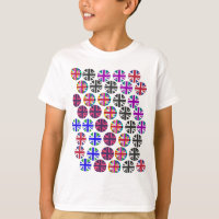 Camiseta Infantil. Pilhas/Sinalizadores de União m
