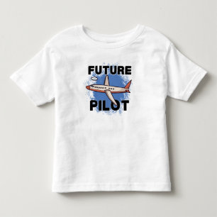 Camiseta Infantil Piloto de avião - Futuro Piloto - Avião