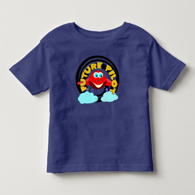 Camiseta Infantil Piloto futuro (Frente)