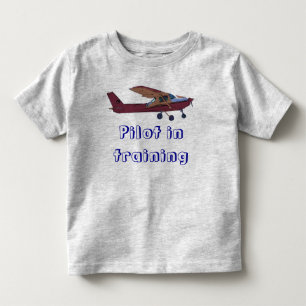 Camiseta Infantil Piloto no treinamento