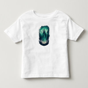 Camiseta Infantil Pine Forest Landscape Fine Jersey