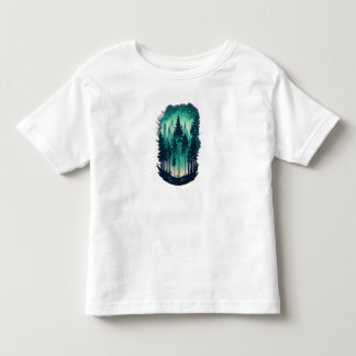 Camiseta Infantil Pine Forest Landscape Fine Jersey