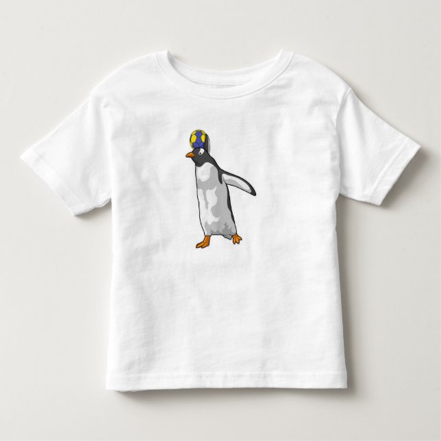 Camiseta Infantil Pinguim-Andebol (Frente)