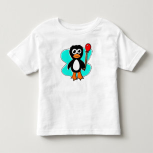 Camiseta Infantil Pinguim Balão