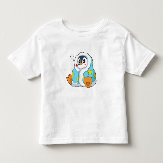 Camiseta Infantil Pinguim com termômetro clínico (Frente)