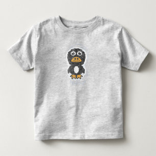 Camiseta Infantil Pinguim de Desenho Animado Angustiado 4