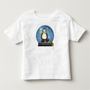 Camiseta Infantil Pinguim Pinguim Pinguim Pinguim Caçador de Gelo