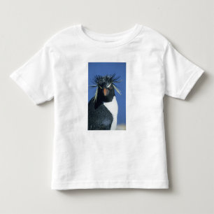 Camiseta Infantil Pinguim Saltador-rochoso (Eudyptes chrysocome)