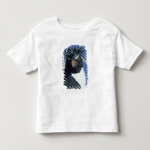 Camiseta Infantil Pinguim Saltador-rochoso (Eudyptes chrysocome)