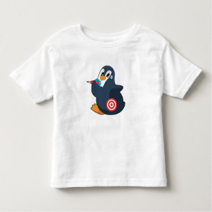 Camiseta Infantil Pinguin Darts Dart Dartboard