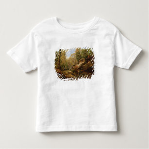 Camiseta Infantil Pinhos & árvores de vidoeiro ou a floresta de